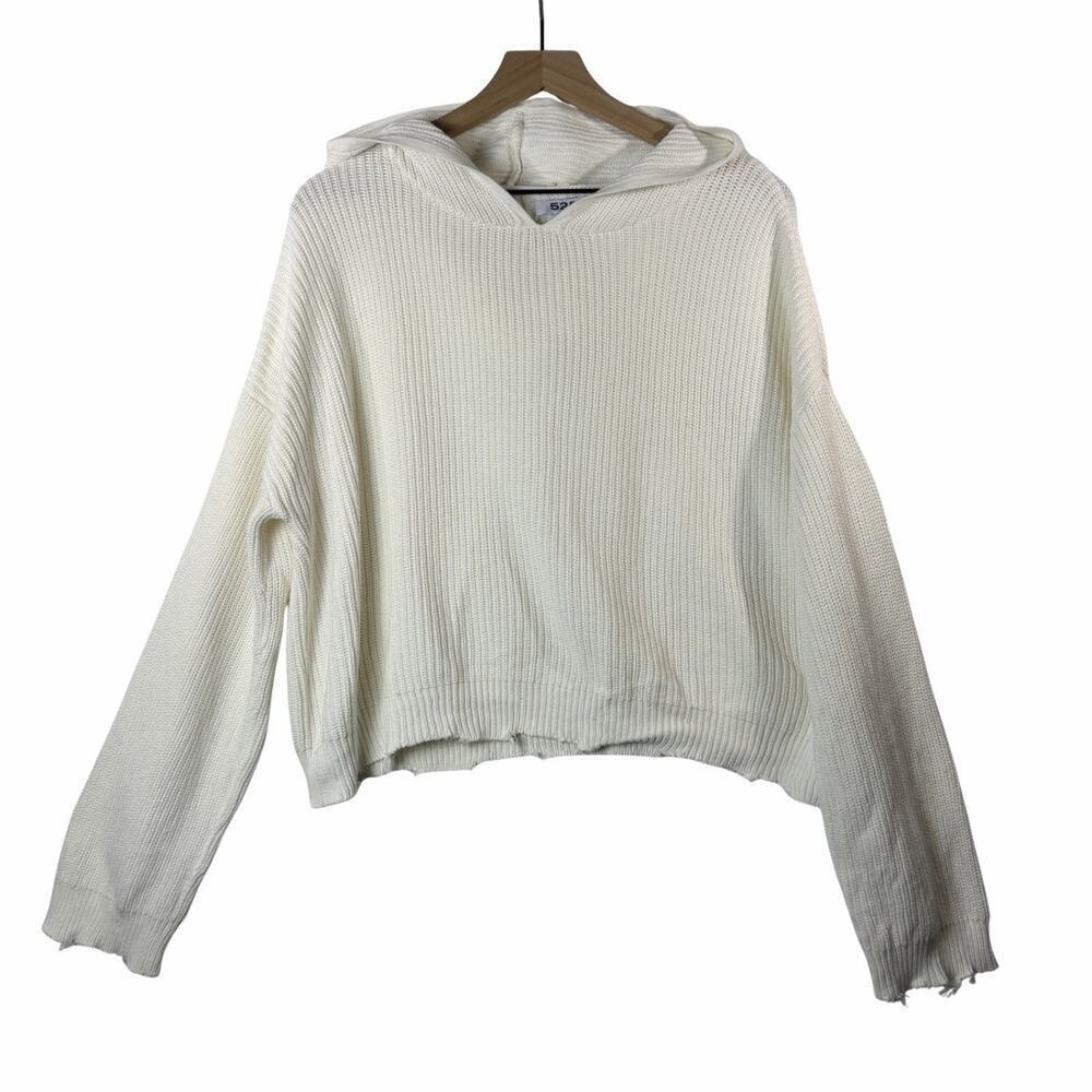 525 America Revolve Shaker Drop Shoulder Hoodie White Women's size S